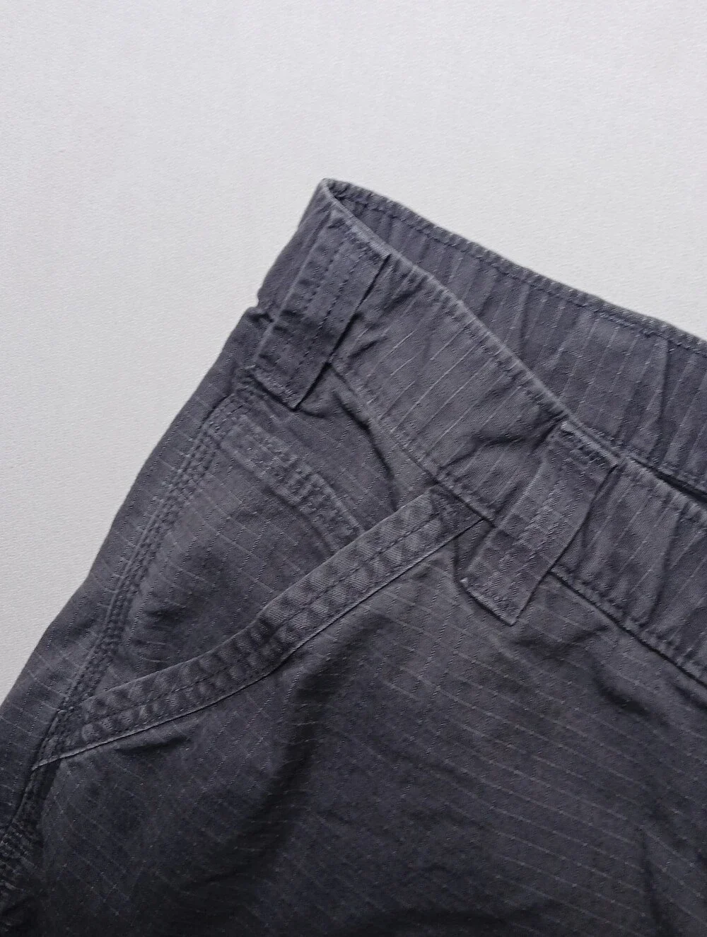 Carhartt Force Broxton Ripstop Cargo Shorts 36 Gray Relaxed Fit 103543